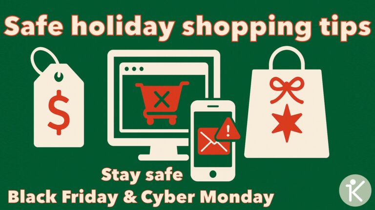 safe holiday shopping tips