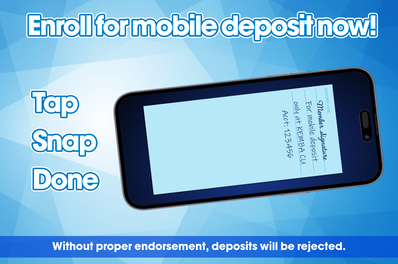 Mobile Deposit