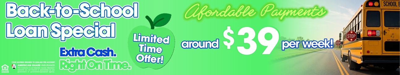 Back-to-School Loan Special