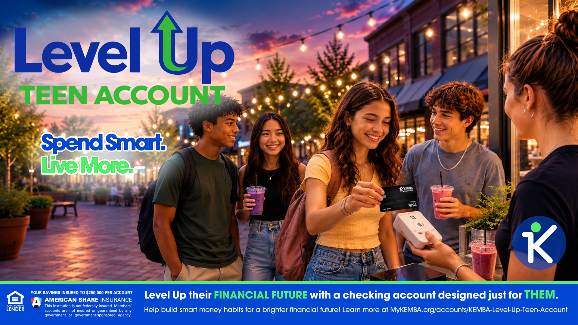Level Up Teen Account
