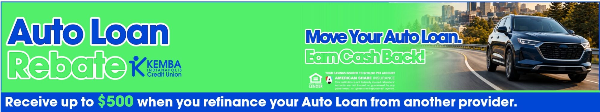 KEMBA Auto Loan Rebate- Decorative